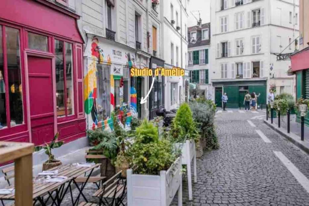 Amelie Poulain Studio In Heart Of Montmartre ปารีส ภายนอก รูปภาพ